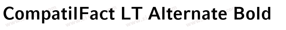 CompatilFact LT Alternate Bold Small Caps字体转换